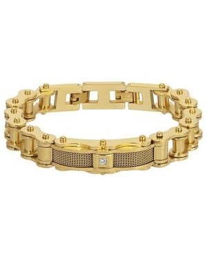 Eye Candy LA Cz Tara Chain Bracelet - Metallic
