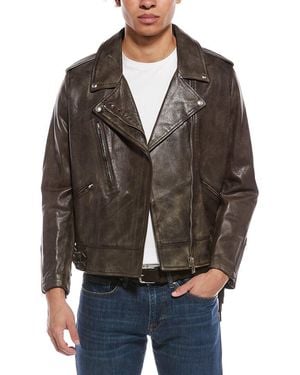 Belstaff Ferrous Leather Jacket - Brown