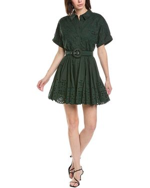 Hemant & Nandita Mini Dress - Green