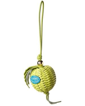 Loewe Apple Leather Charm - Metallic