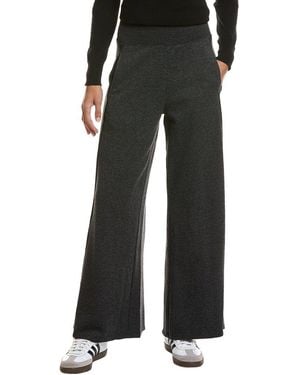 Vintage Havana Jersey Seamed Flared Pant - Black