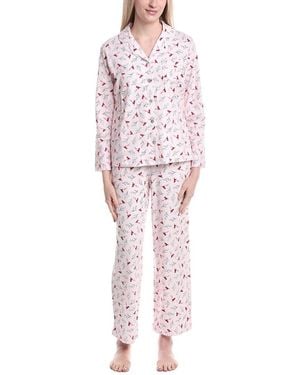 Carole Hochman 2Pc Pajama Set - Pink