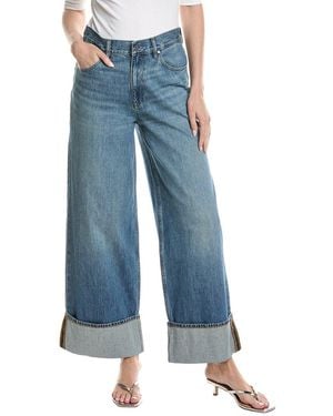 Helmut Lang Low-Rise Drop Straight Brookyln Jean - Blue