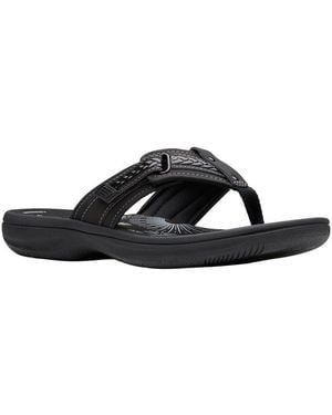 Clarks Breezey Sun Flip Flop - Black