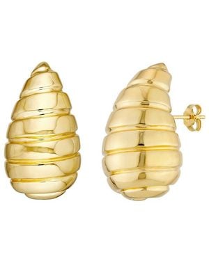 HAWLEY ST 14K Geometric Earrings - Metallic