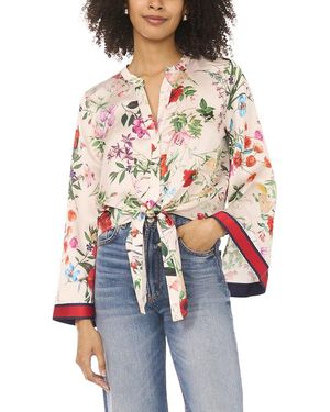 Vince Camuto Tie Front Blouse - White