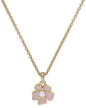 Ted Baker Petiies Painted Petals Pendant - Metallic