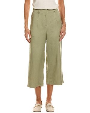 CELESTINE SEI Linen-Blend Pant - Green