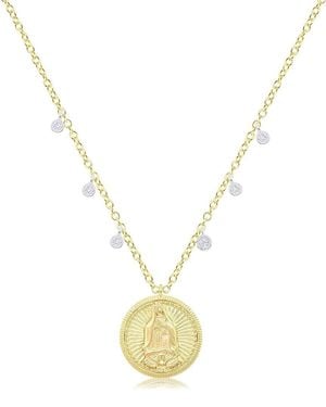 Meira T 14K 0.07 Ct. Tw. Diamond Necklace - Metallic