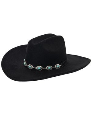 Frye Felt Cattleman's Crease Cowboy Hat - Black