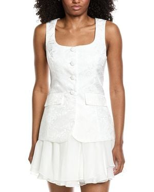 Amanda Uprichard Lilibet Mini Dress - White