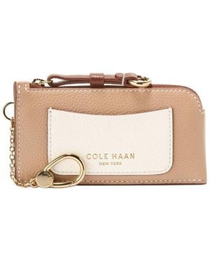 Cole Haan Essential Leather Card Case - Natural