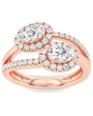 Lab Grown Diamonds 14K 1.00 Ct. Tw. Lab-Grown Diamond Ring - Pink