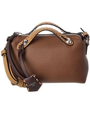 Fendi By The Way Selleria Mini Leather Satchel - Brown