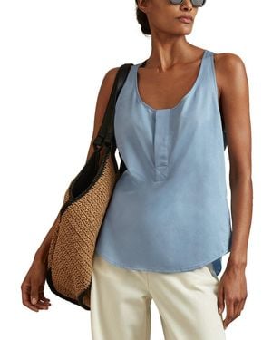 Reiss Eira Easy Vest - Blue