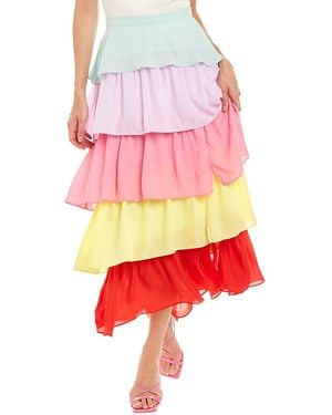 Olivia Rubin Elodie Skirt - Red