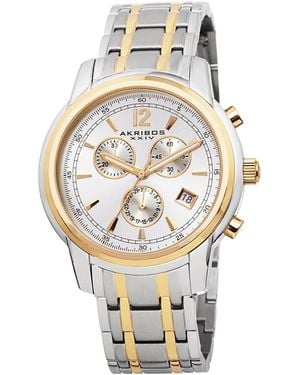 Akribos Xxiv Conqueror Watch - Metallic