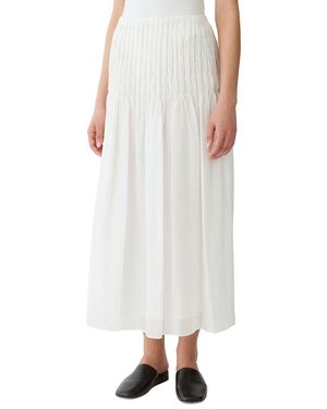 Lafayette 148 New York Yoke Skirt - White