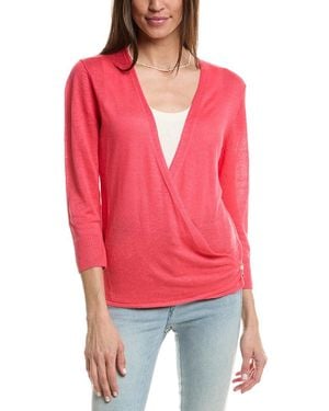 Tommy Bahama Addison Linen-Blend Cardigan - Red