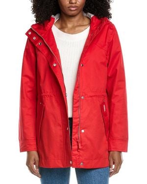 HUNTER Short Rain Coat - Red