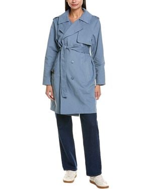 ANNA KAY Vallie Trench Coat - Blue