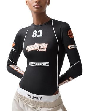 Reiss Bianca Mclaren Racing T-Shirt - Black