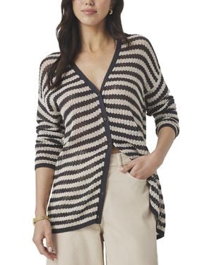 Splendid Yasmine Linen-Blend Sweater - Gray
