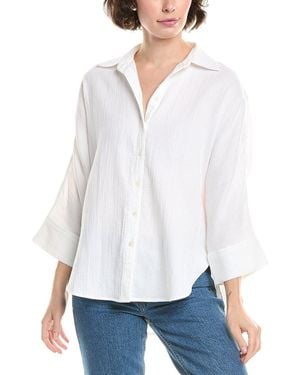 Madewell Double-Gauze Oversized Shirt - White