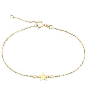 Diamond Select Cuts 14K 0.04 Ct. Tw. Diamond Bracelet - Multicolor