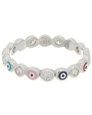 Meshmerise 18K Over Cz Ring - White