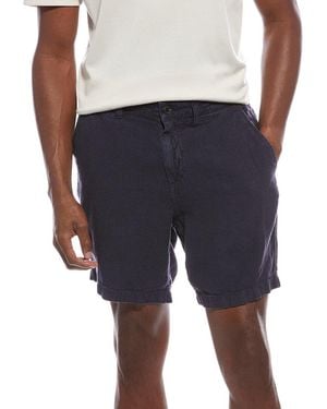 John Varvatos Johnny Flat Front Short - Blue