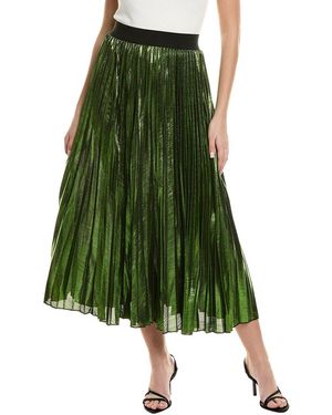 Beulah London A-Line Skirt - Green