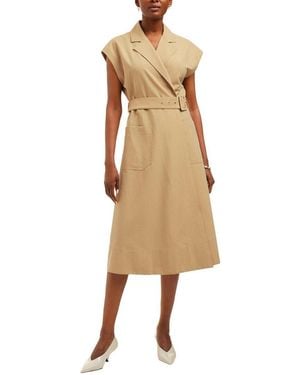 Draper James Tatum Midi Shirtdress - Natural