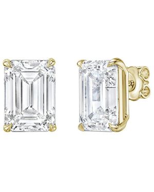 Diana M. Jewels Diana M. 14K 12.00 Ct. Tw. Lab-Grown Diamond Earrings - Metallic