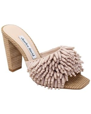 Charles David Hottie Patent Sandal - Pink