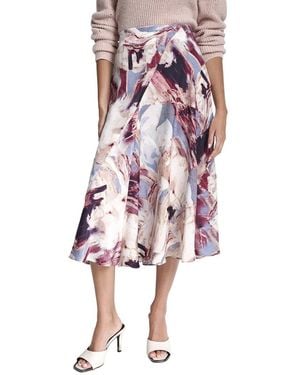DKNY Woven Skirt - Red