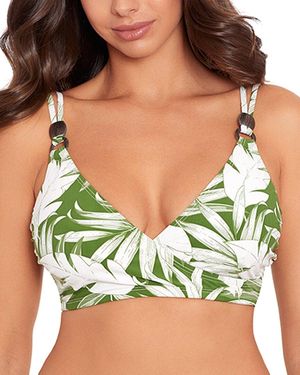 Skinny Dippers San Felipe Bon Bon Bikini Top - Green