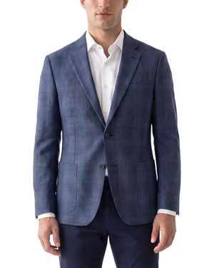 Corneliani Cc Collection Virgin Wool & Linen-Blend Jacket - Blue