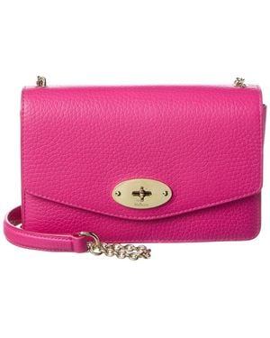 Mulberry Darley Small Leather Shoulder Bag - Pink