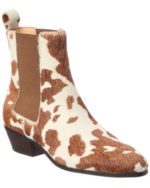 Odissi Haircalf Boot - Brown