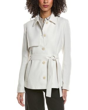 Theory Short Trench Coat - White