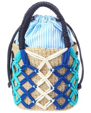Rafe New York Michelle Bucket Tote - Blue