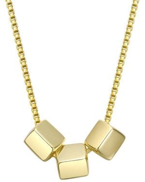 Rachel Glauber 14K Plated Statement Necklace - Metallic