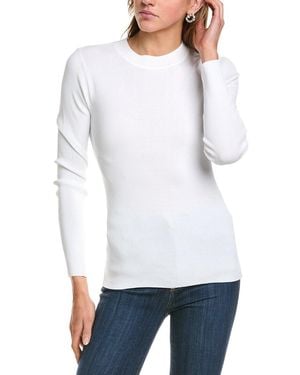 BCBGMAXAZRIA Crewneck Pullover - White