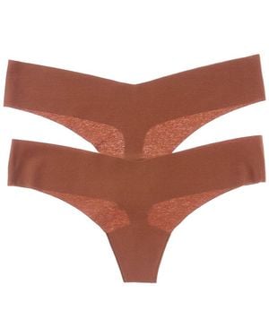 Commando Commando Set Of 2 Thong Panty - Brown