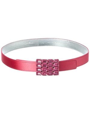 Roger Vivier Satin Belt - Pink