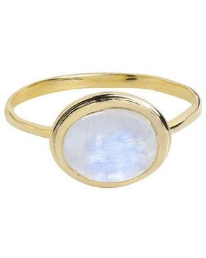 TIRAMISU 14K Over 3.36 Ct. Tw. Moonstone Ring - White