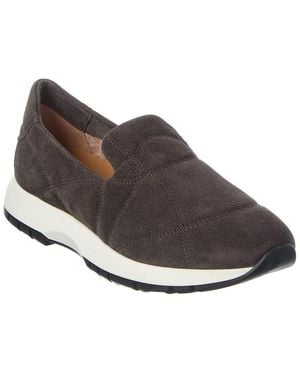 Aquatalia Katya Waterproof Suede Trainer - Brown