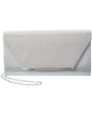 Rene Ruiz Chain Envelope Clutch - Grey
