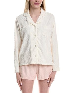 Pj Salvage Cable Knit Top - White